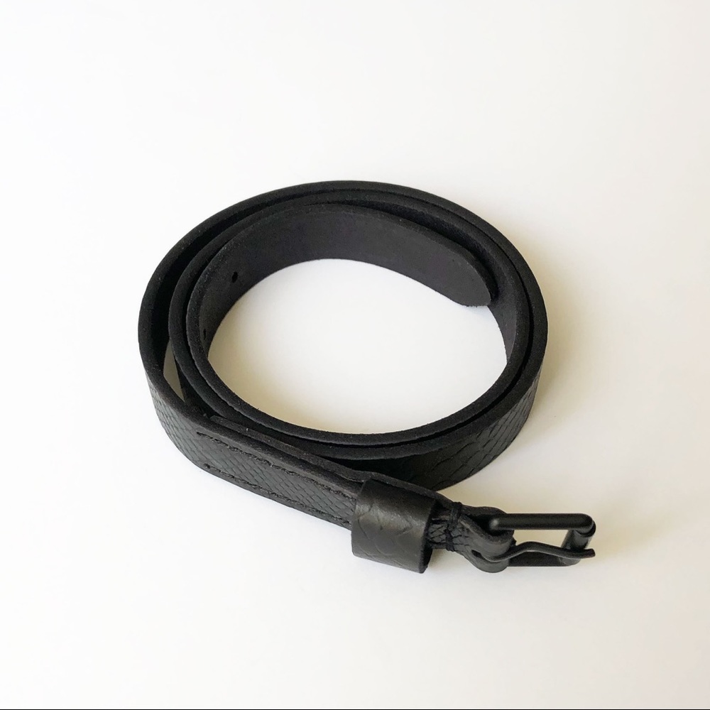 Eason Black Skinny Belt – Allsaints